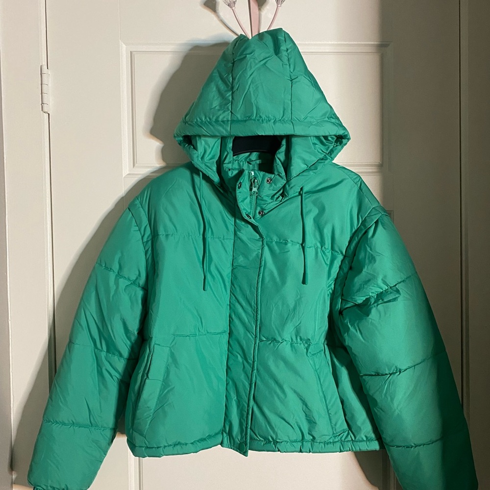 Arizona Vacation Green Puffer Jacket